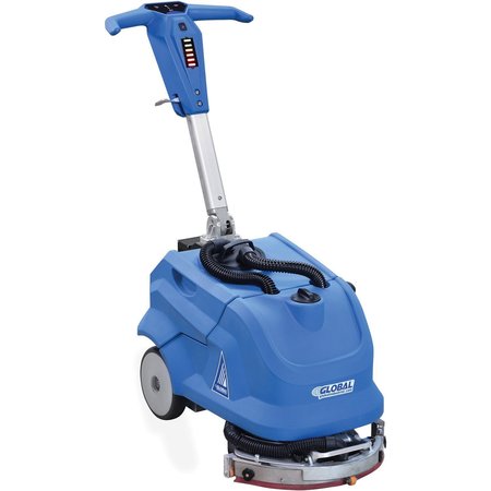 GLOBAL INDUSTRIAL Battery Auto Floor Scrubber 13 Cleaning Path, Two 36 Amp Batteries 641751